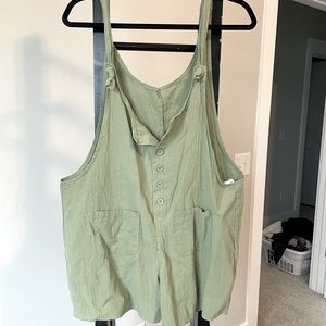 Sage green romper